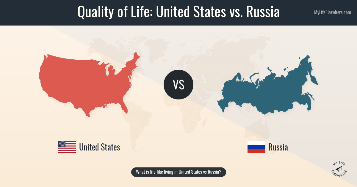 United States compared to Russia