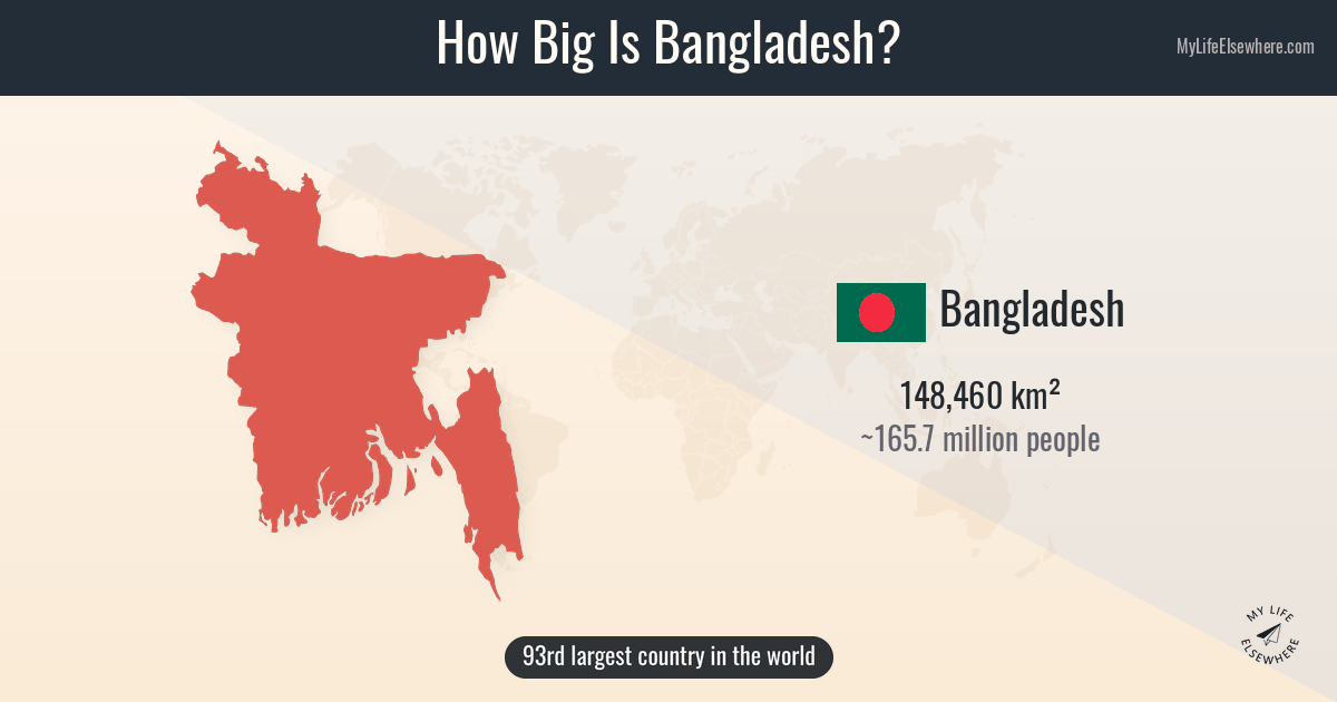 Bd Is How Big Is Bangladesh? Size Comparison & Map